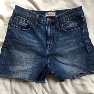 Madewell High Rise Denim Boyshort (26)